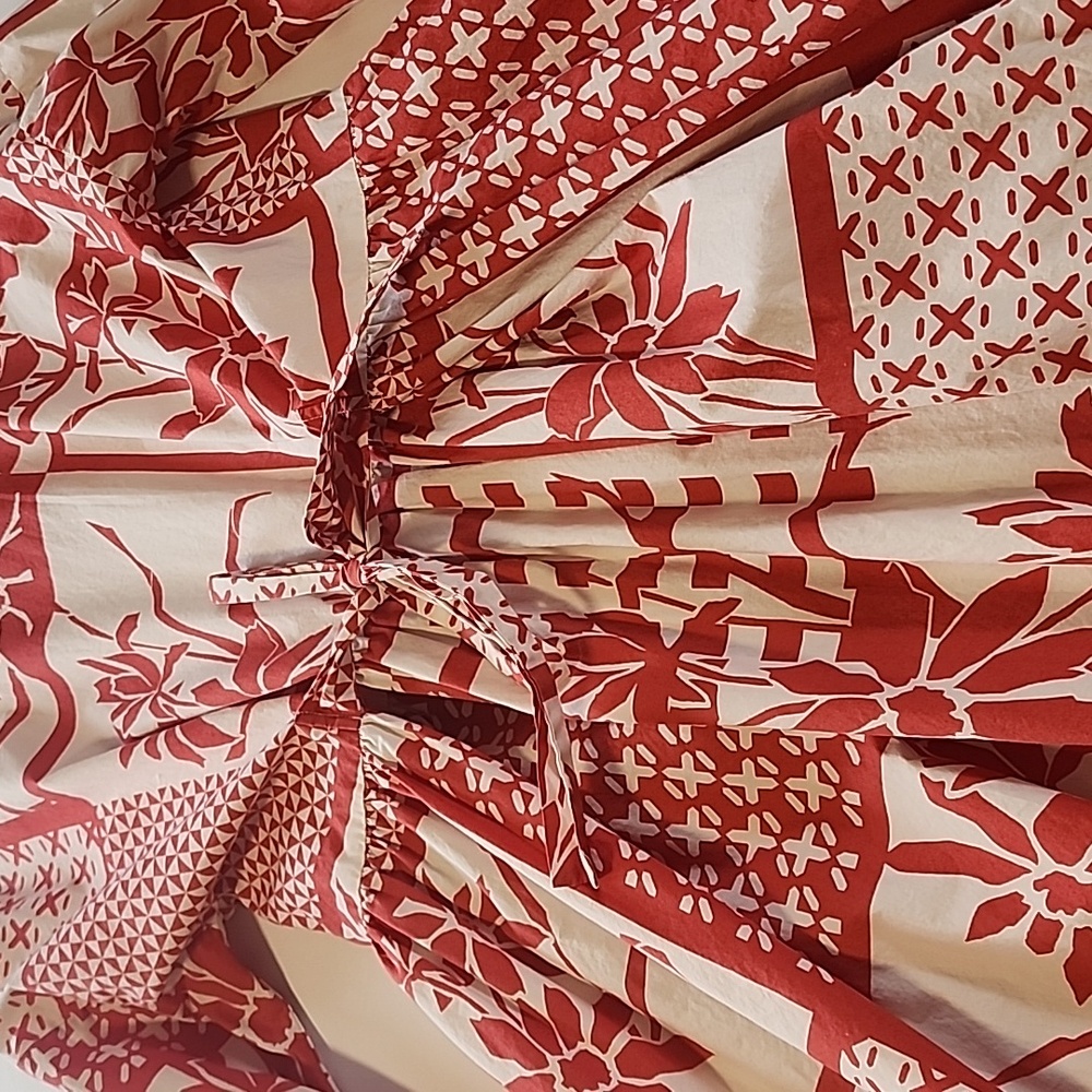 Anthropologie Maeve Printmaker Poplin Dress XS - Picture 11 of 13